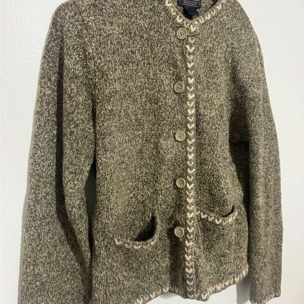 Woolrich Women's Vintage Wool Blend Cardigan Size Medium - Picture 2 of 10